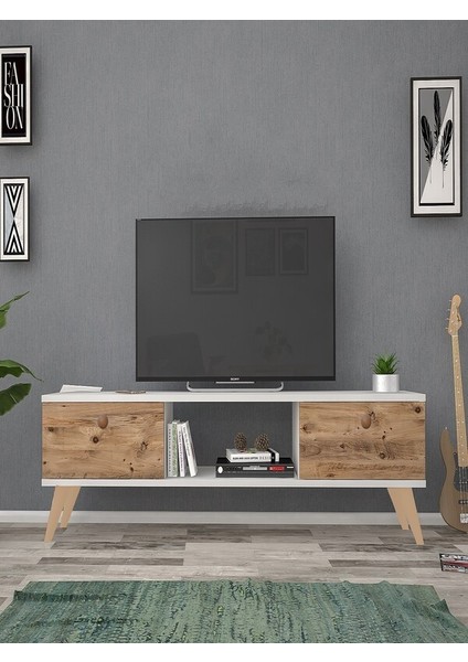 Eda Beyaz-Atlantik 140 cm Tv Ünitesi