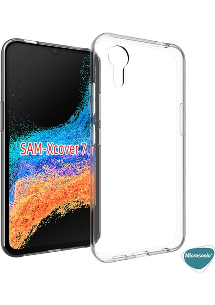 Samsung Galaxy Xcover 7 Kılıf Transparent Soft Şeffaf