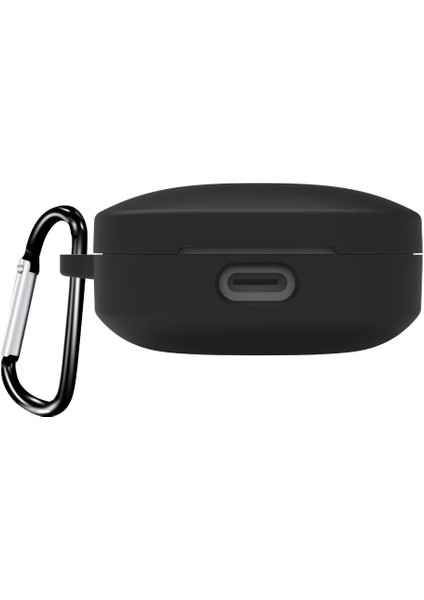 Xiaomi Redmi Buds 6 Active Kılıf Askılı Mat Silikon Siyah