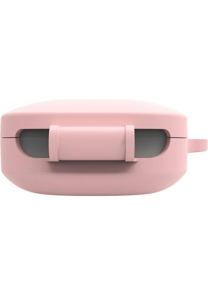Xiaomi Redmi Buds 6 Active Kılıf Askılı Mat Silikon Pembe