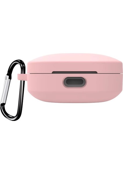 Xiaomi Redmi Buds 6 Active Kılıf Askılı Mat Silikon Pembe