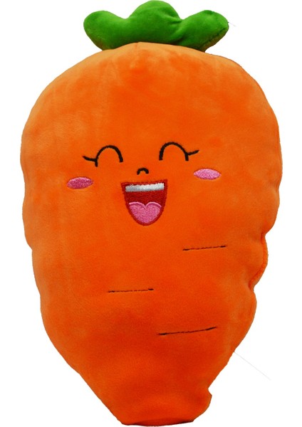 Peluş Havuç, Biber, Mısır ve Patlıcan Yastık 50 cm 62306