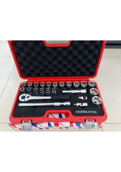 1113 Lokma Anahtar Takımı 1/2' Altı Köşe 24 Parça – 1113002024