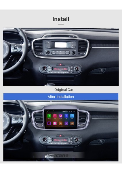 Kıa Sorento 2015+ Multimedya Navigasyon USB Kamera Carplayer