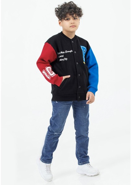 4-14 Yaş Şardonlu Erkek Çocuk Kolej Ceket modelleri