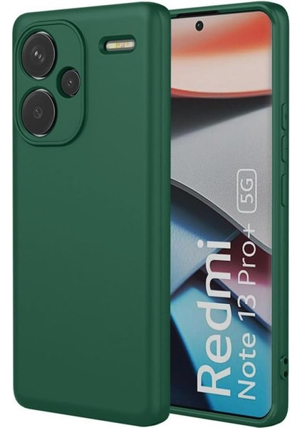 Xiaomi Redmi Note 13 Pro Plus 5g Kılıf Groovy Soft Koyu Yeşil