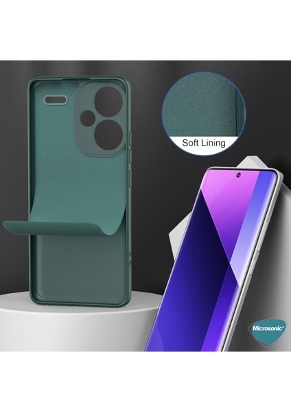 Xiaomi Redmi Note 13 Pro Plus 5g Kılıf Groovy Soft Siyah