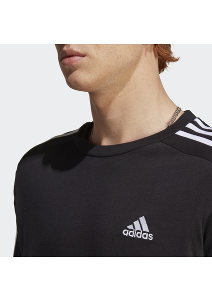 Adidas Sportswear IC9334 Essentials Single Jersey 3-Stripes Tee