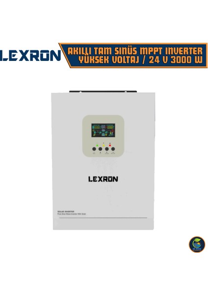 Akıllı Tam Sinus Inverter - 3000 Watt 24 Volt - 3000W 24V