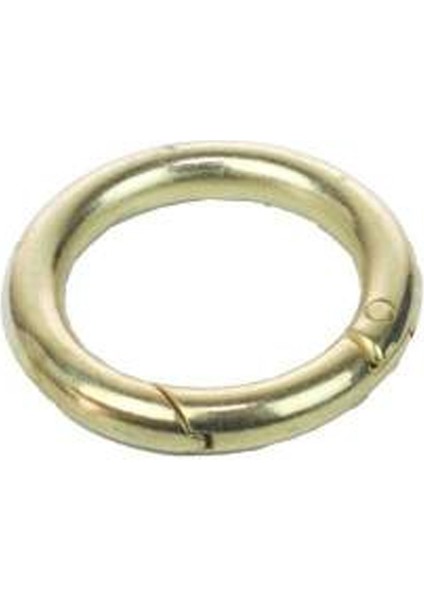 Yaylı Çanta Halkası Mekanizmalı Halka 2.7 cm (10 Adet) Gold