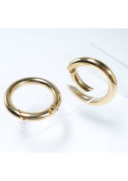 Yaylı Çanta Halkası Mekanizmalı Halka 2.7 cm (10 Adet) Gold fiyatları