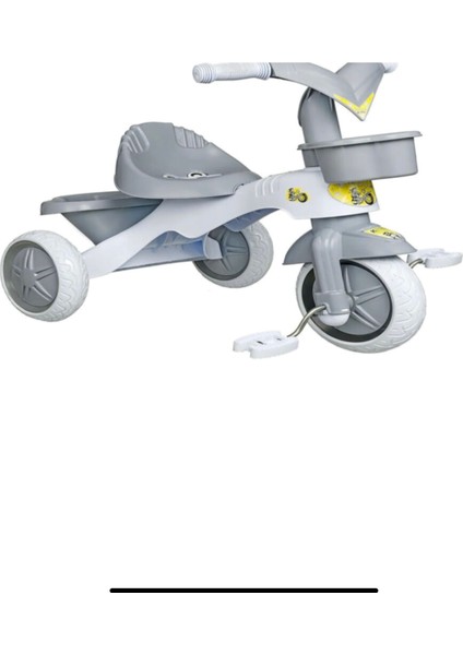 Üç Tekerlekli Bisiklet Çocuk Bisikleti 3 Teker Bisiklet 1,5-3 Yaş Plastik Motor Ilk Bisiklet Sepetli