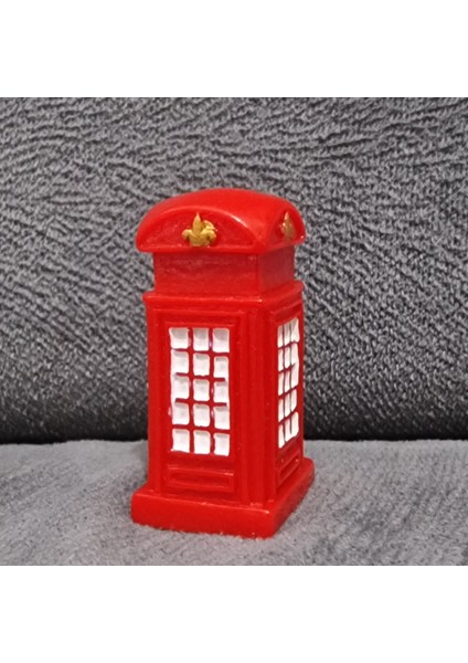 Mini Minyatür Telefon Kulübesi Silikon Kalıp K-1171