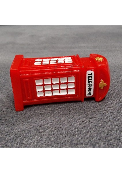 Mini Minyatür Telefon Kulübesi Silikon Kalıp K-1171