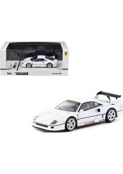 Ixo-Tarmac 1:64 Ferrari F -40 (7 cm Uzunluğunda Metal Araba Case Kutulu