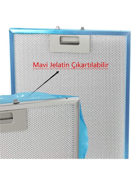 280X350 Mm Davlumbaz Filtresi 81460024 Aspiratör Yağ Filtresi Db1-90, 28X35CM