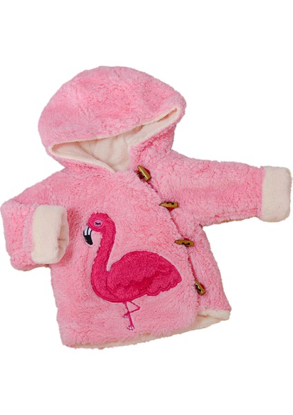 Peluşçu Dayı Sevimli Flamingo Figürlü Peluş Bebek Ceketi