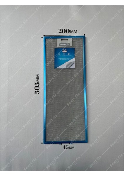 200X505 Mm, Uyumlu Davlumbaz Aspiratör Yağ Filtresi, 20X50,5 cm