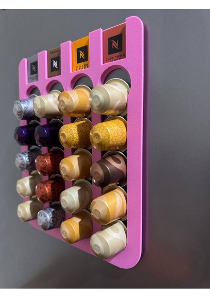 Kapsül Kahve Standı Buzdolabı Için Mıknatıslı 20 Kapsül Nespresso Kapsül Tutucu