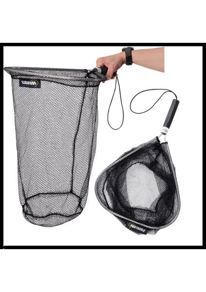 Uyguna-Yakala 58 cm Alüminyum Balık Kepçesi