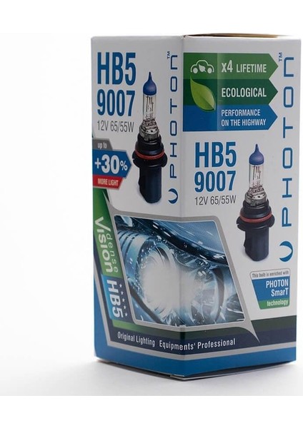 Hb5 12V 65/55W 9007 Pr Ll +%30 Fazla Işık modelleri
