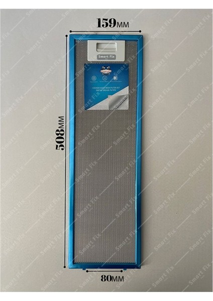 159X508 mm Davlumbaz Filtresi 4055344149 Aspiratör Yağ FILTRESIGRI0112374A 50268370009 15,9X50,8 cm