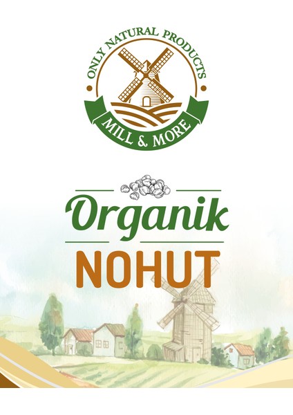 Bakliyat Seti - Organik Pilavlık Bulgur 750 gr + Organik Nohut 750 gr + Organik Kuru Fasulye 750 G