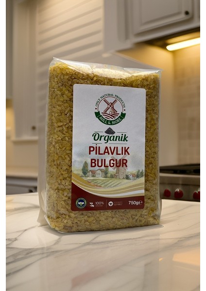 Bakliyat Seti - Organik Pilavlık Bulgur 750 gr + Organik Nohut 750 gr + Organik Kuru Fasulye 750 G