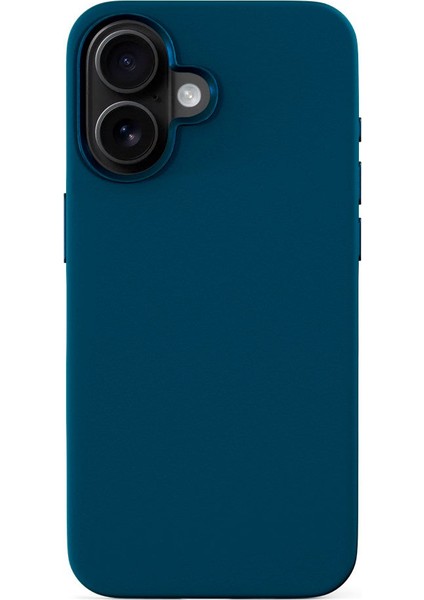 Mag+ Apple iPhone 16 Silikon Kılıf - Petrol Mavisi