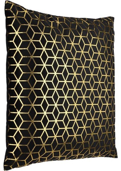420078 "sıngu" 45X45CM Siyah/ Gold Polyester Yastık modelleri