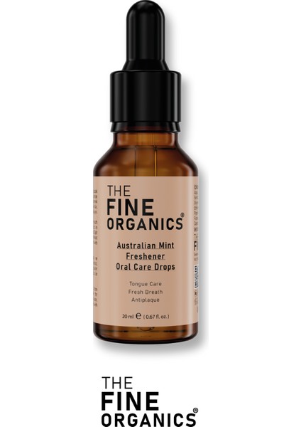 The Fine Organics Avustralya Nanesi Özlü Koku Önleyici Ağız Bakım Damlası, 20ml