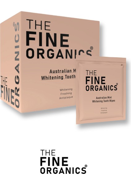 The Fine Organics Avustralya Nanesi Özlü Diş Temizleme Ve Beyazlatma Mendili