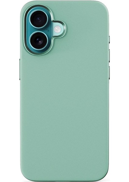 Mag+ Apple iPhone 16 Silikon Kılıf - Pastel Mint