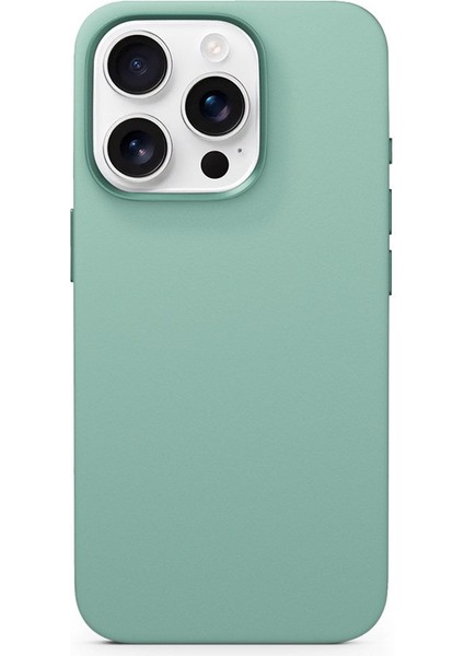 Mag+ Apple iPhone 16 Pro Max Silikon Kılıf - Pastel Mint