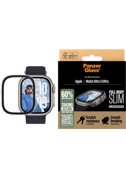 Apple Watch Ultra 2/ultra Full Body Slim - Şeffaf modelleri