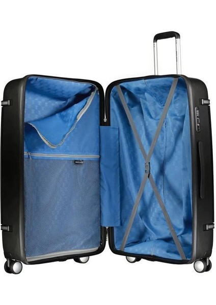 Trolley Valiz Siyah Büyük Boy 04PC7070-01-SYH