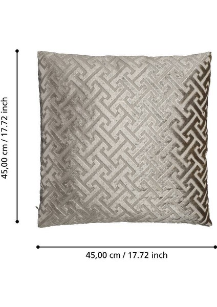 420076 "sıngu" 45X45CM Bej Polyester Yastık fırsatları