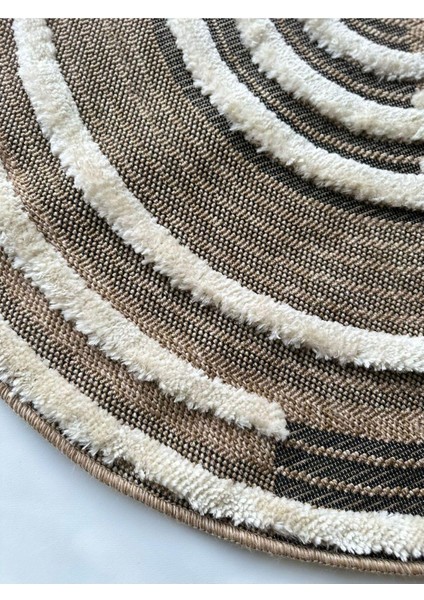 Marakeş 674 Siyah Kolay Temizlenen Dekoratif Bohem Sisal Jüt Hasır Halı modelleri