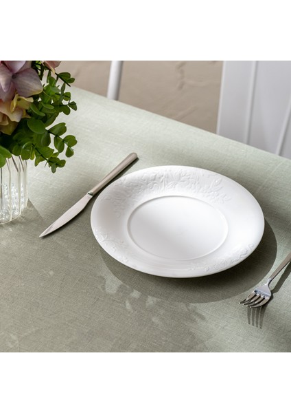 Istanbul Porselen Manolya Pasta Tabağı 21 cm