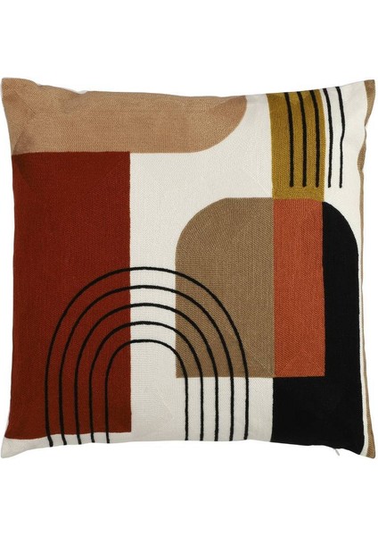 420094 "berhala" 45X45CM Kırmızı/renkli Polyester Yastık fiyatları