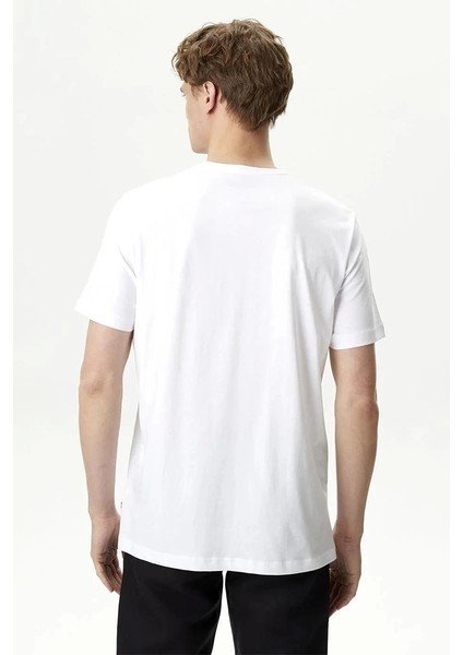 Nautıca Erkek Beyaz Standart Fıt Kısa Kollu T-Shirt fırsatları