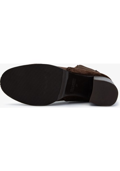 Kadın Deri Kahverengi Süet Casual Bot 35 5619 Bn Bot SK24-25 Kahve Suet indirimleri