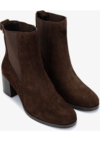 Kadın Deri Kahverengi Süet Casual Bot 35 5619 Bn Bot SK24-25 Kahve Suet fiyatları