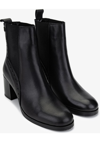 Kadın Deri Siyah Deri Casual Bot 35 5619 Bn Bot SK24-25 Sıyah Dr fiyatları