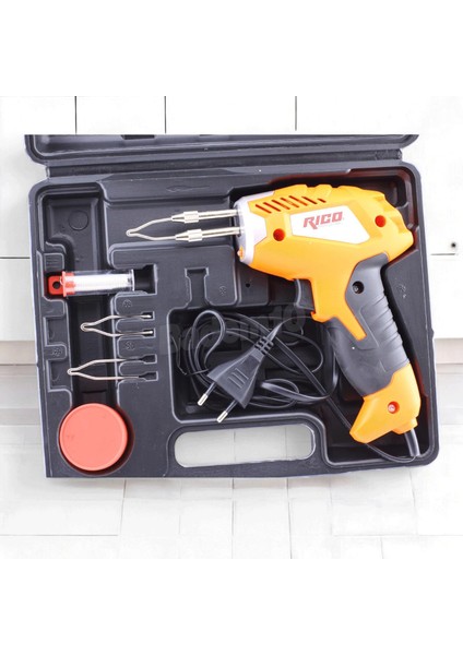 Profesyonel Havya Tabancası Lehim Makinesi Havya Kalemi Tel Pasta Set Çantalı 100W KK1934 modelleri