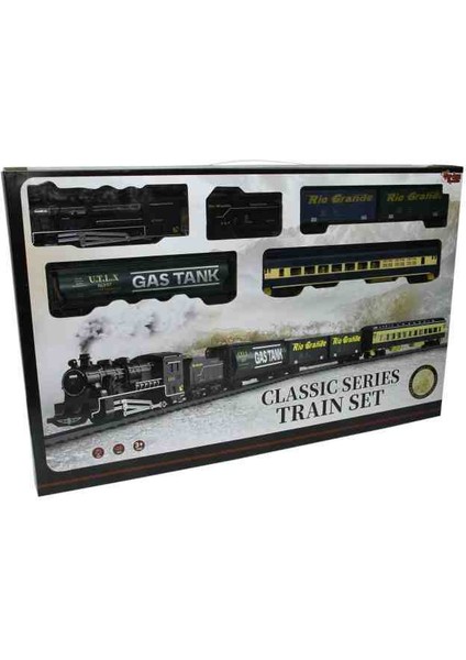 Vardem Işıklı ve SESLI33 Parça Classic Büyük Tren Set