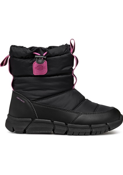 Kız Çocuk Siyah Mongolia Waterproof Kumaş Bot J46APB0FU54C9B8L