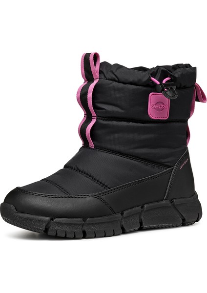 Kız Çocuk Siyah Mongolia Waterproof Kumaş Bot J46APB0FU54C9B8L
