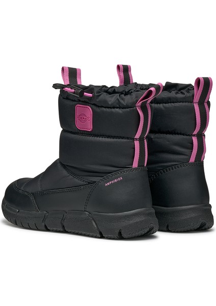 Kız Çocuk Siyah Mongolia Waterproof Kumaş Bot J46APB0FU54C9B8L