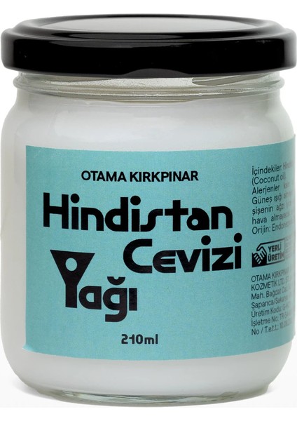 Otama Kırkpınar Organik Hindistan Cevizi Yağı